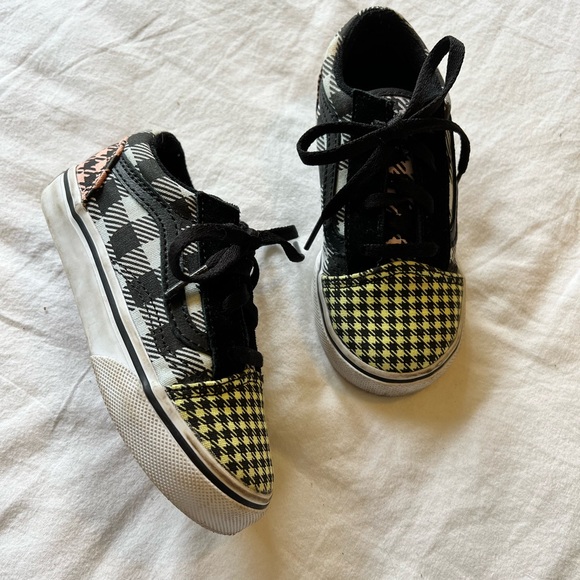Vans Other - Vans Mixed Checkered Print Canvas Shoes